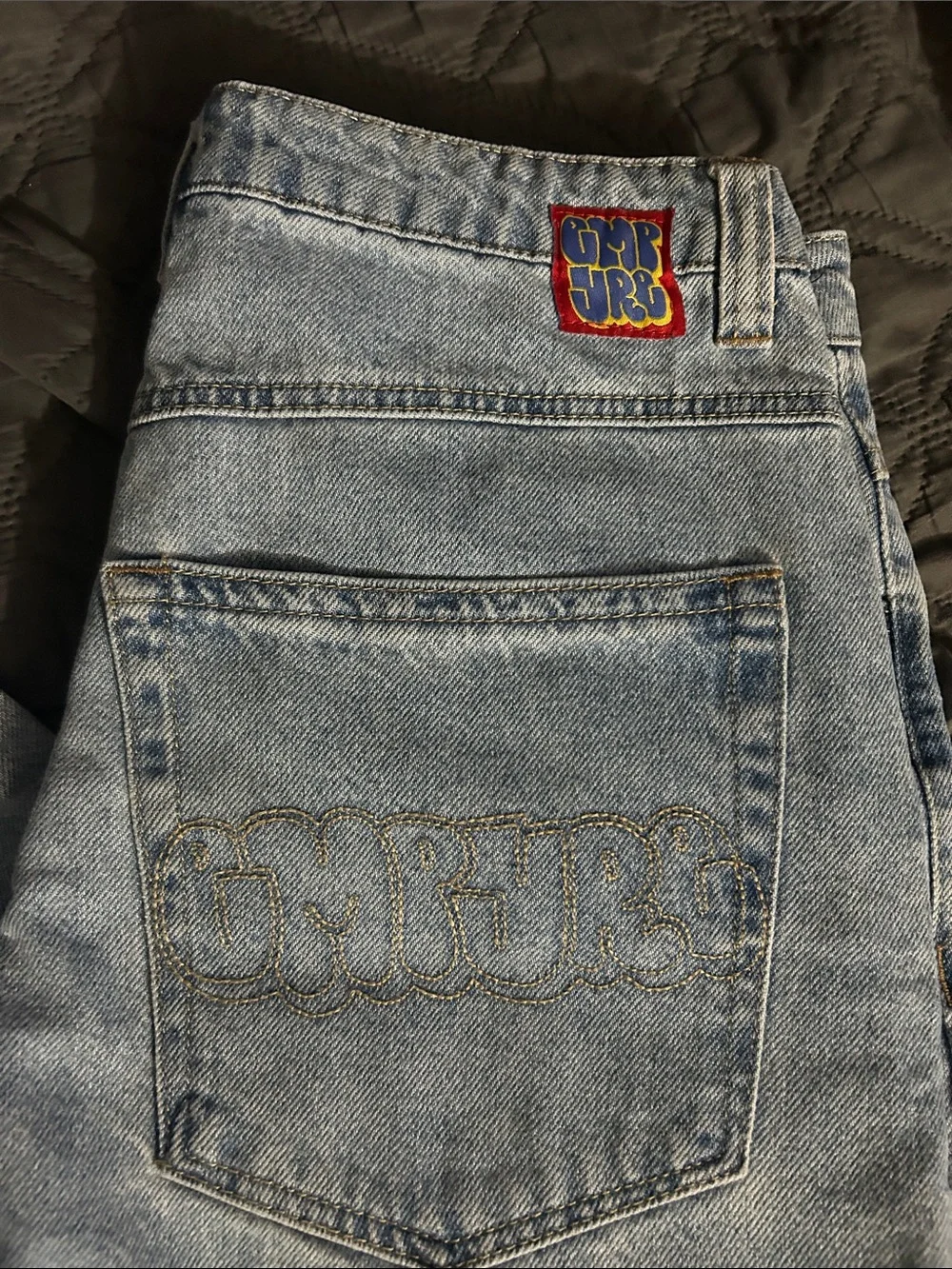 Empyre Light Blue Jeans with Embroidered Back Pocket